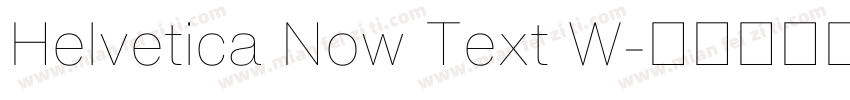 Helvetica Now Text W字体转换